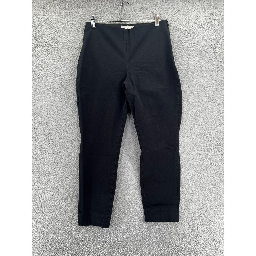 Everlane Black Side-Zip Stretchy Crop Pants Womens Size 10 (Fits 29x25)